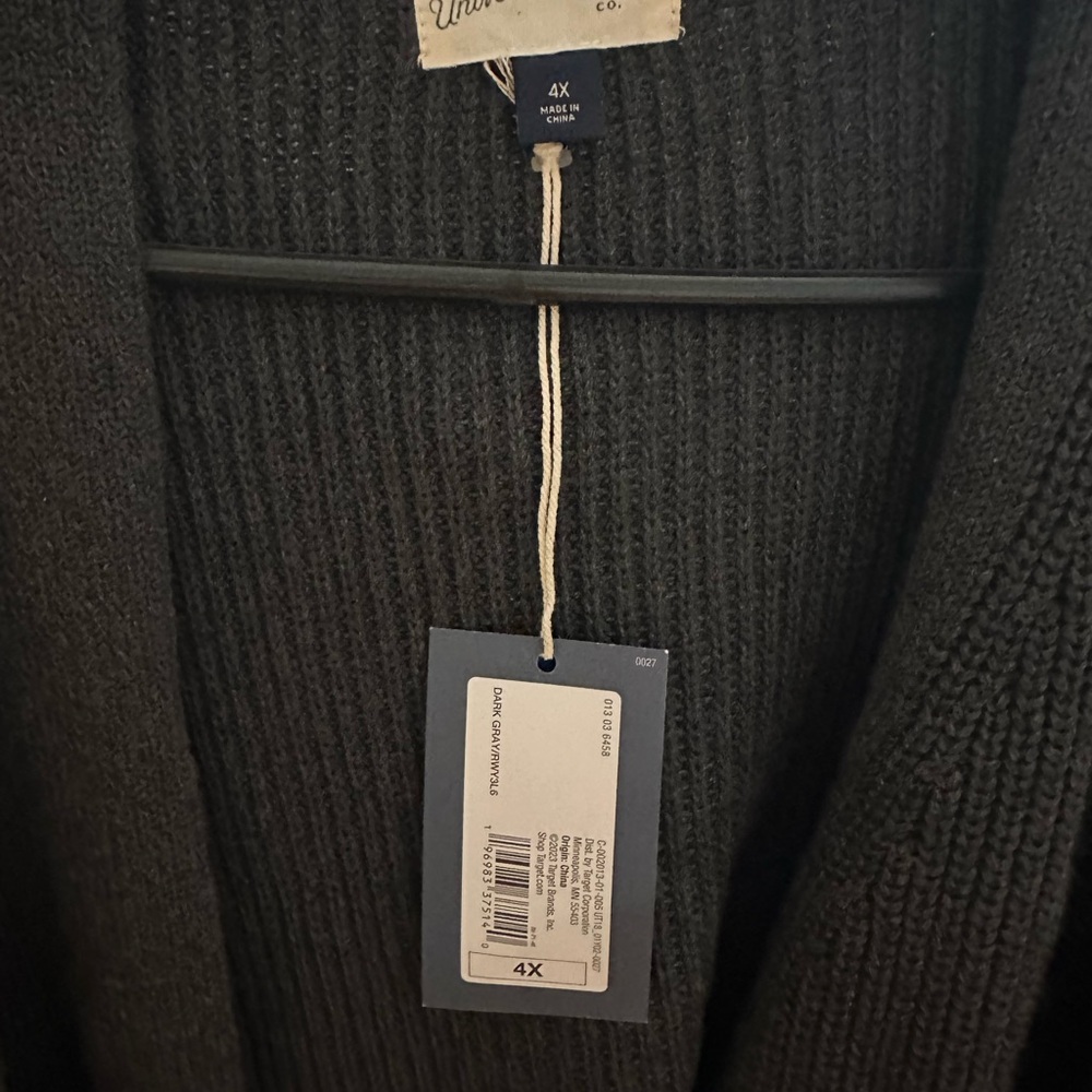 Universal Thread Women's Cardigan - charcoal grey